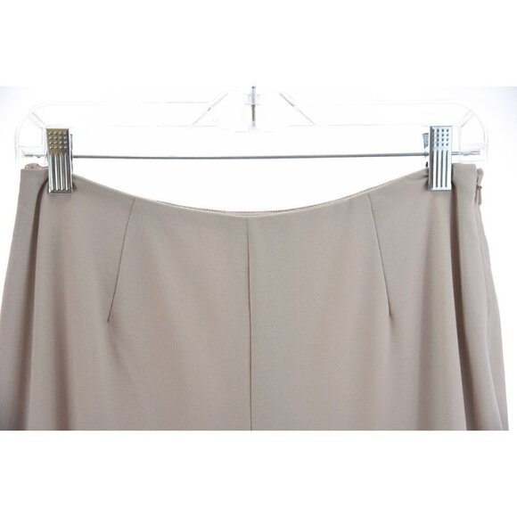 Worth Womens Dress Pants Beaded Embellished Tapered Wool Beige Sz 6 Small - Picture 2 of 8